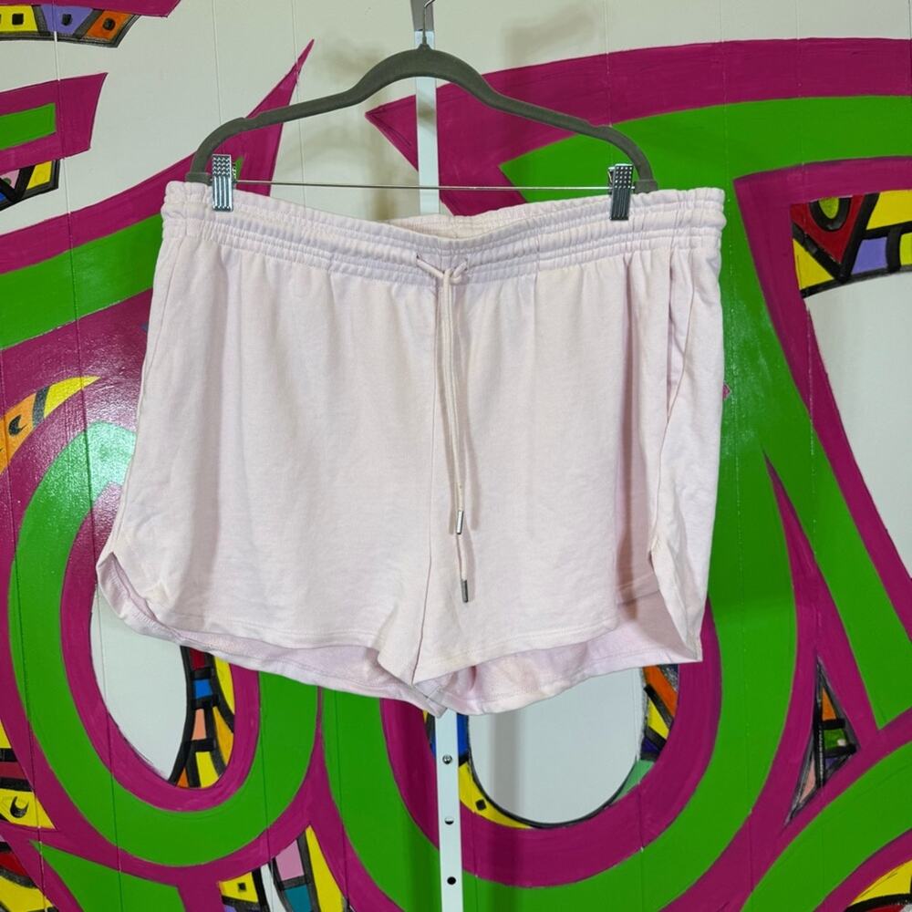 NWT H&M, Pale Pink Athletic Shorts with Elastic Waistband. Size XXL